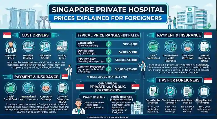 Singapore Private Hospital Prices Explained for Foreigners