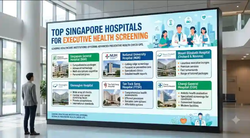 Top Singapore Hospitals for Executive Health Screening