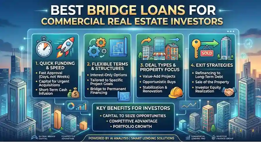 Best Bridge Loans for Commercial Real Estate Investors