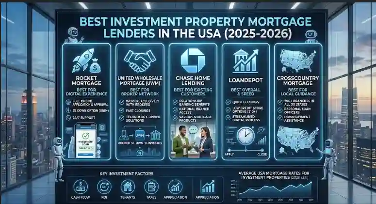 Best Investment Property Mortgage Lenders in the USA