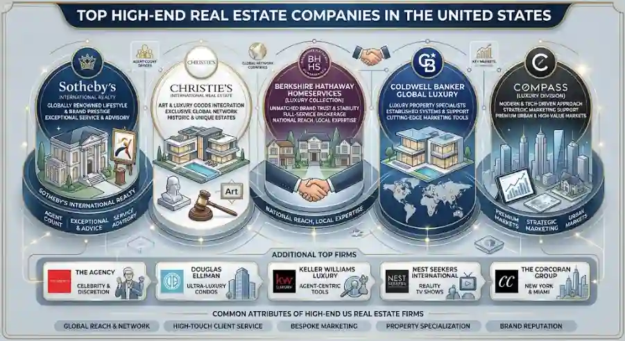 Top High-End Real Estate Companies in the United States