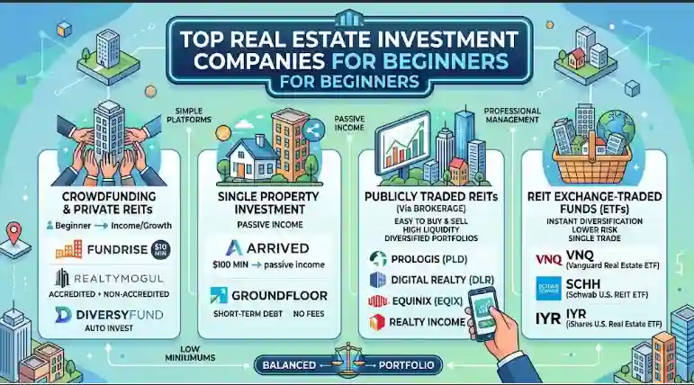 Top Real Estate Investment Companies for Beginners