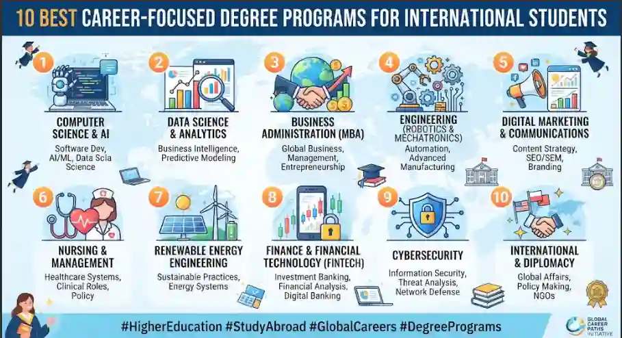 10 Best Career-Focused Degree Programs for International Students