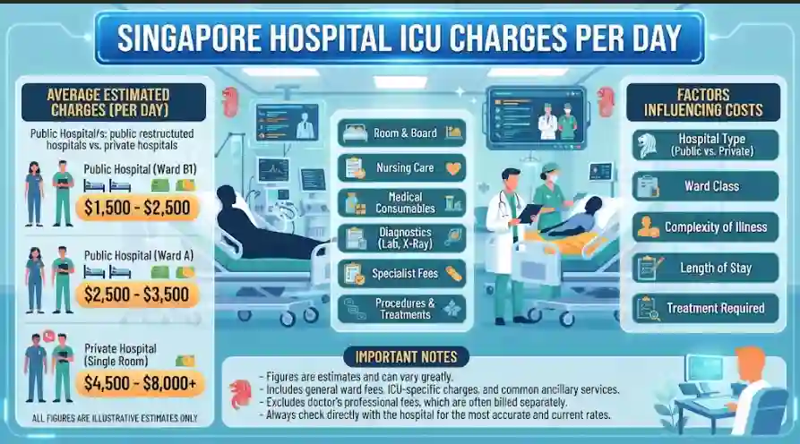 Singapore Hospital ICU Charges Per Day