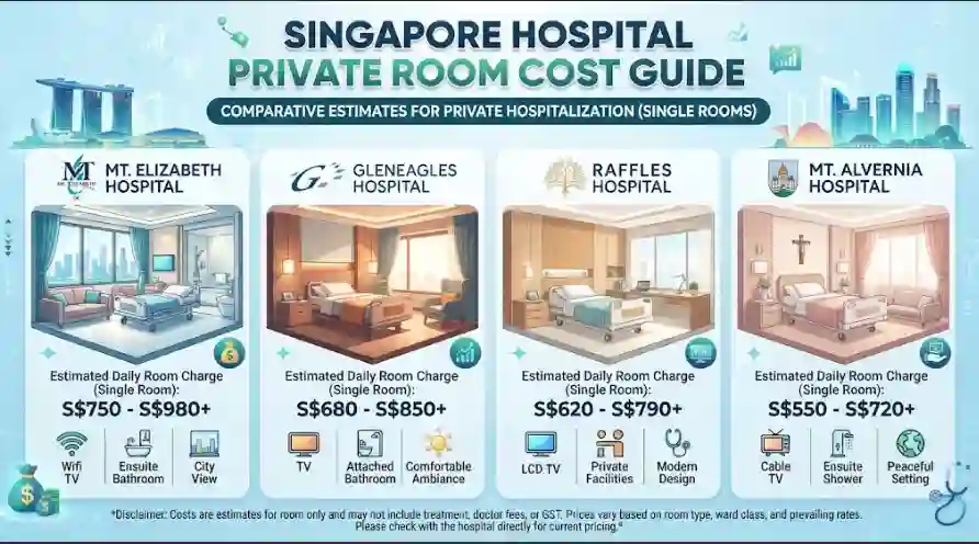 Singapore Hospital Private Room Cost Guide