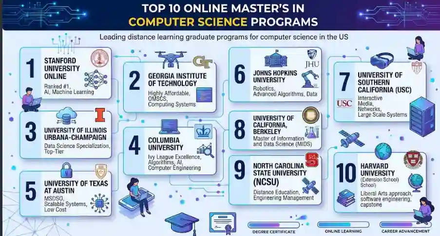 Top 10 Online Master’s in Computer Science Programs