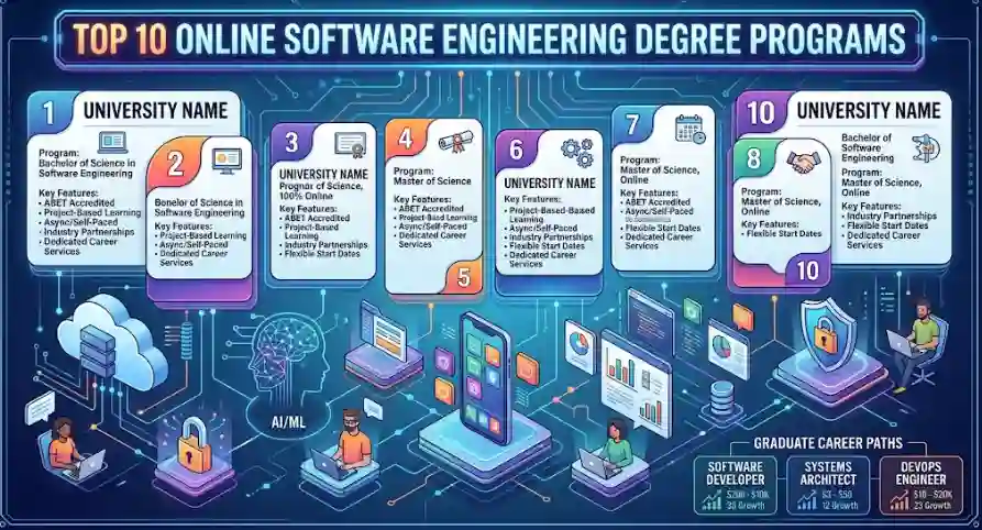 Top 10 Online Software Engineering Degree Programs